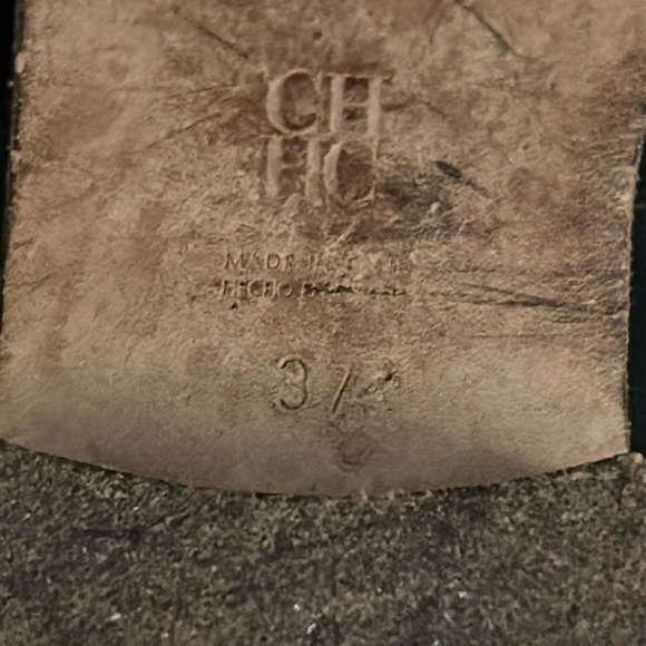 Vintage- Carolina Herrera- Suede Leather Lace Up Boots- 37 - Picture 7 of 10